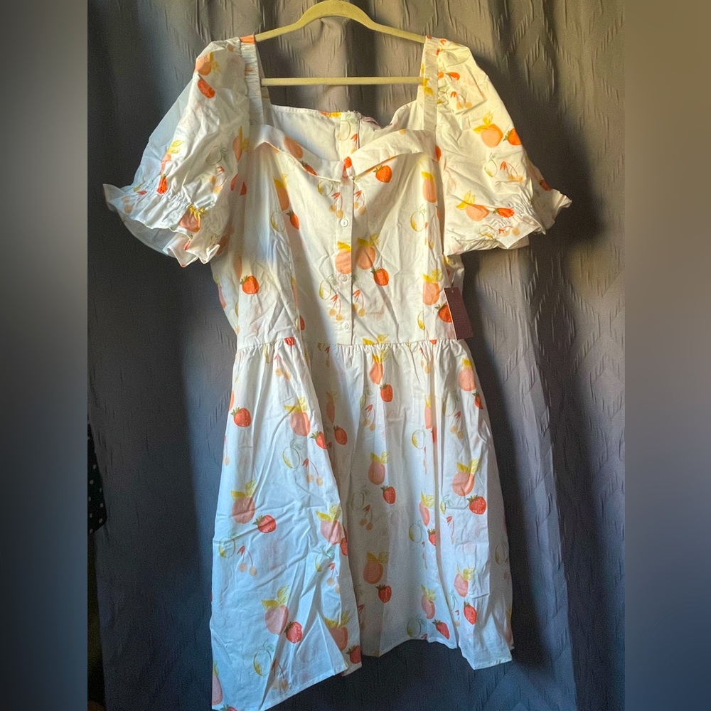IvyCityCo ‘Fruit Medley’ Dress, size 20W